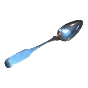 James Peters Philadelphia Early American Coin Silver Large Serving Spoon