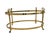 Brass Mid Century Modern 1960s Modern Labarge Jansen Style Swan Brass Glass Coffee Table Regency For Sale - Image 8 of 12