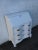 Painted White Serpentine Secretary Desk 6331 For Sale - Image 4 of 16