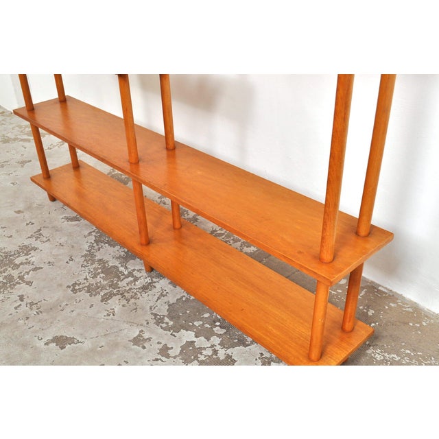 Vintage Room Divider in Beech, Oak and Mahogany, 1950s For Sale - Image 11 of 13
