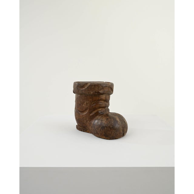 20th Century French Carved Wooden Boot Decoration For Sale - Image 9 of 18
