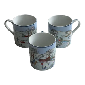 Tiffany & Co Winter Scene Mugs- 3