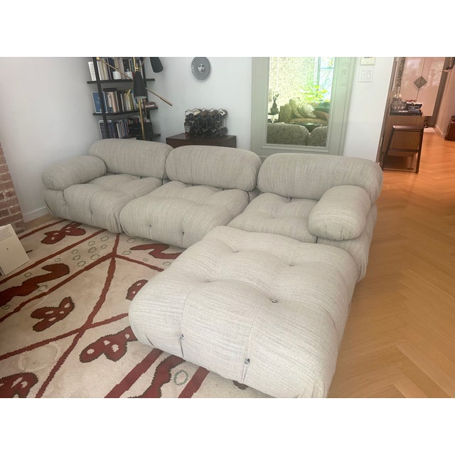 Mid-Century Modern Brand New - Authentic B&b Italia Camaleonda Sofa by Mario Bellini in Astro 207 Fabric For Sale - Image 3 of 12