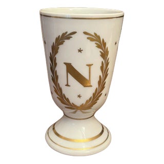 Empire Porcelain Vase from Vieux Paris For Sale