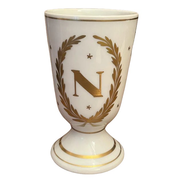 Empire Porcelain Vase from Vieux Paris For Sale