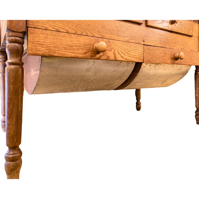 Brown Early 20th Century Possum Belly Bakers Table For Sale - Image 8 of 11
