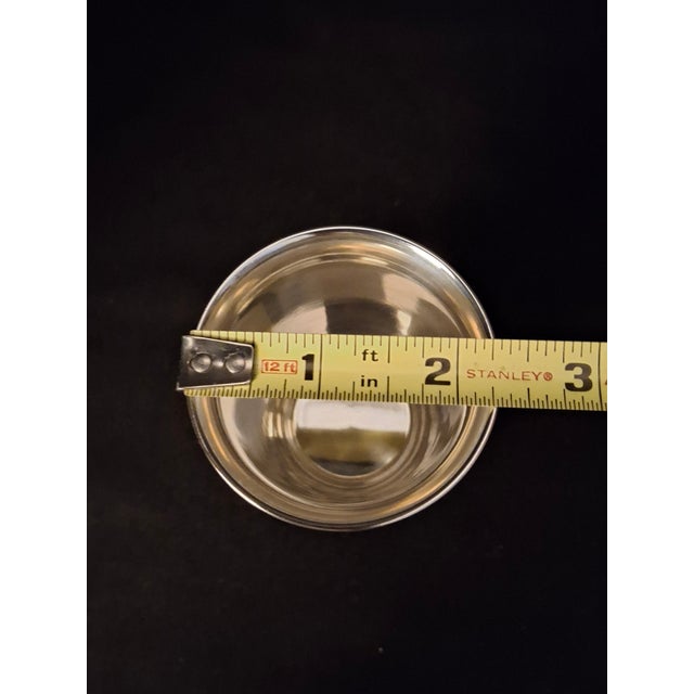 Mid-Century Modern Vintage Sterling Silver Kiddush Cup Star of David Engraved Judaica Tumbler For Sale - Image 3 of 18