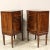 18th Century Louis XVI Italian Bedside Tables in Walnut, Set of 2 For Sale - Image 6 of 13