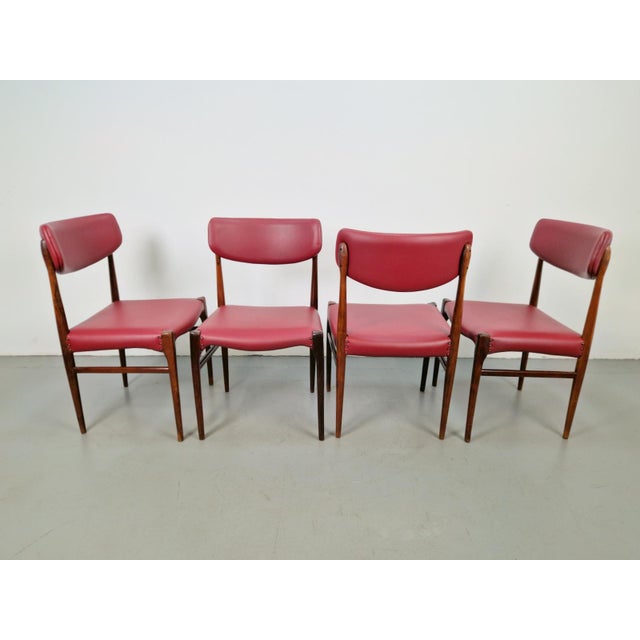 Vintage Dining Chairs from Topform, 1960s, Set of 4 For Sale - Image 12 of 12