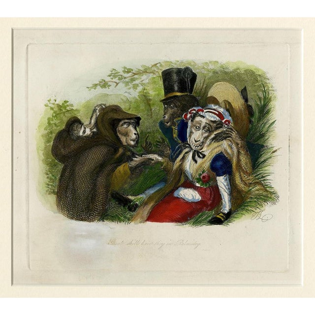 Gold Landseer, Satirical Artwork: Great Skills Have They in Palmistry, 1828, Print For Sale - Image 8 of 10