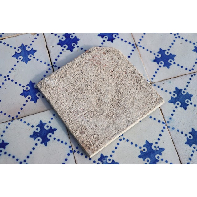 Antique 19th Century Portuguese Blue Cross Lattice Tiles, Set of 19 For Sale - Image 12 of 12