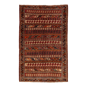 Vintage Persian Shiraz Room Size Wool Rug