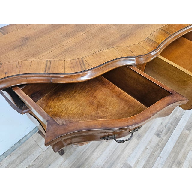Baroque-Style Walnut Sideboard with Four Doors and Four Drawers, 1960 For Sale - Image 12 of 18