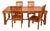 Vintage Dining Table and Chairs Set in Sheesham Wood, 2000s, Set of 5 For Sale