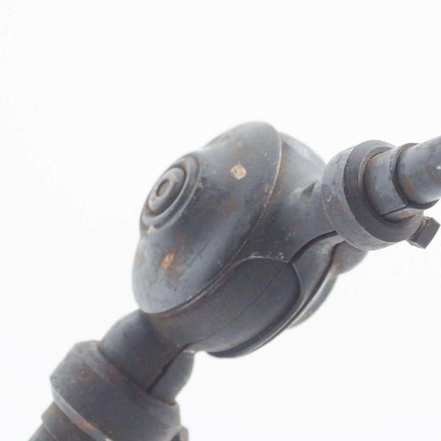 Metal Swedish Wall Lamp attributed to Johan Petter Johansson, 1930s For Sale - Image 7 of 14