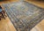 Vintage Persian Tabriz Rug, Hand-Knotted Wool, Herati Geometric Pattern, Navy & Camel, 10x13 For Sale - Image 12 of 13