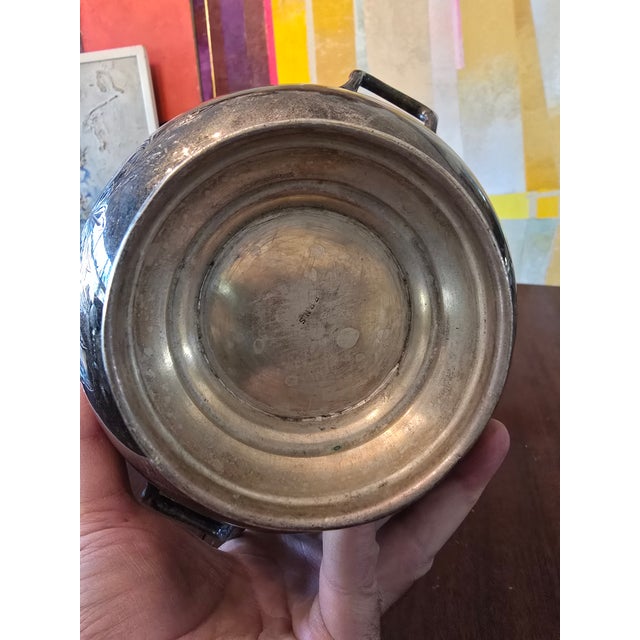 Silver Vintage Silvered Yachting Trophy Centerpiece For Sale - Image 8 of 10