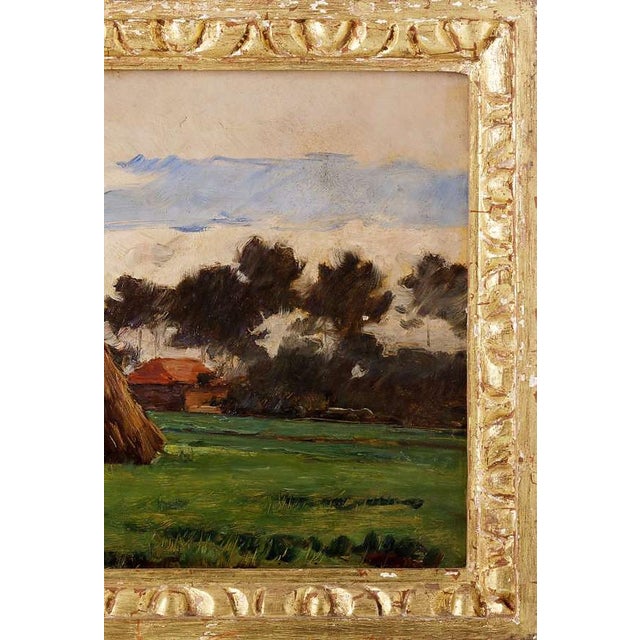 Marques de Oliveira, As Mêdas, Oil Painting on Wood For Sale - Image 3 of 8