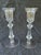 Beautiful pair of "Kenmare" crystal candlesticks by Waterford. Marked on the bottom. No chips, cracks. They measure 3 7/8"...