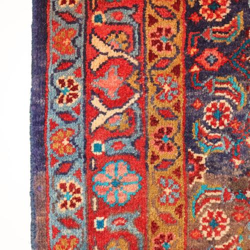 Antique Bidjar Rug in Cotton & Wool For Sale - Image 5 of 12