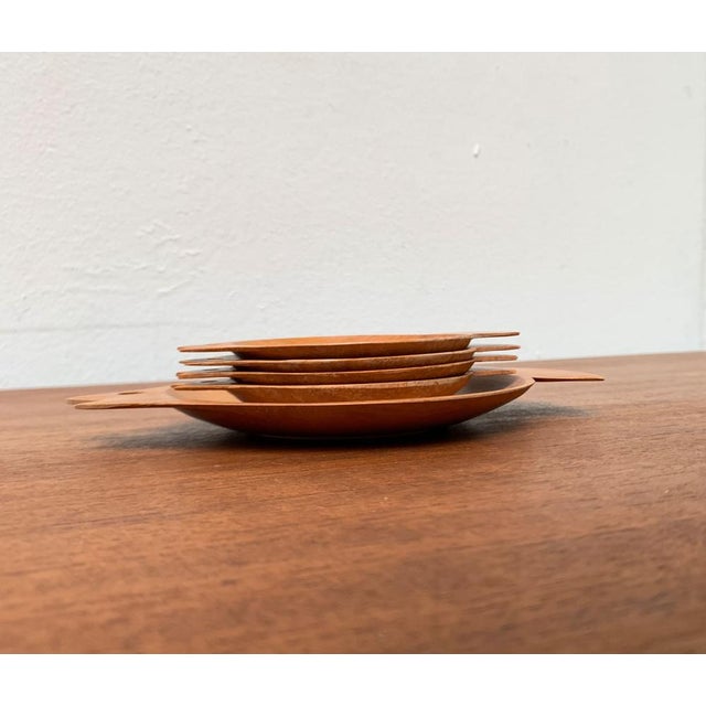 Wooden Fish Shaped Bowls, 1960s, Set of 5 For Sale - Image 14 of 18