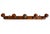 French Provincial French Faux Bamboo Hat/Coat Rack For Sale - Image 3 of 6