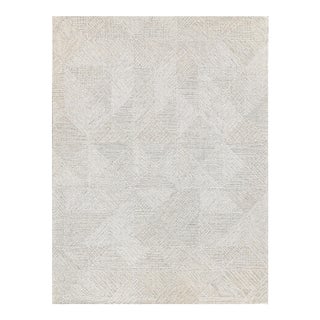 Exquisite Rugs Monaco Tufted New Zealand Wool & Cotton Beige/Ivory Rug-12'X15' For Sale