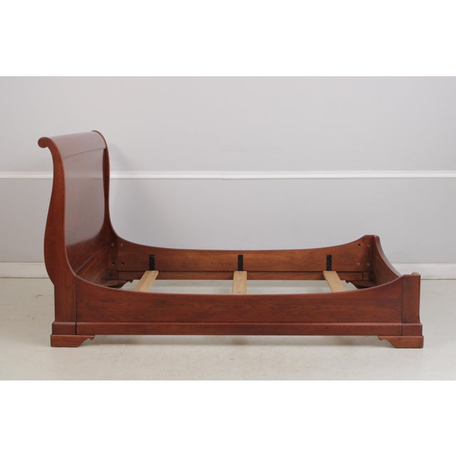 Stickley Stickley Cherry LaRochelle Queen Size Sleigh Bed For Sale - Image 4 of 18