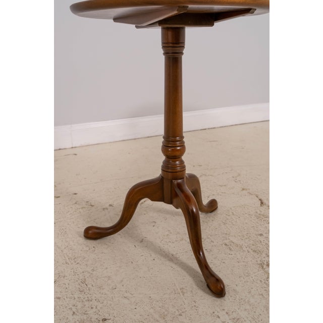 Kittinger Kittinger Colonial Williamsburg Wa-1010 Mahogany Pedestal Table For Sale - Image 4 of 10
