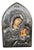 Orthodox Religious Icon of the Virgin and Child in 925 Silver Repoussé, 1990s For Sale