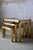 Gold Hollywood Regency Style Nesting Tables or Flying Tables in Gold Metal and Smoked Glass, 1970s, Set of 3 For Sale - Image 8 of 18