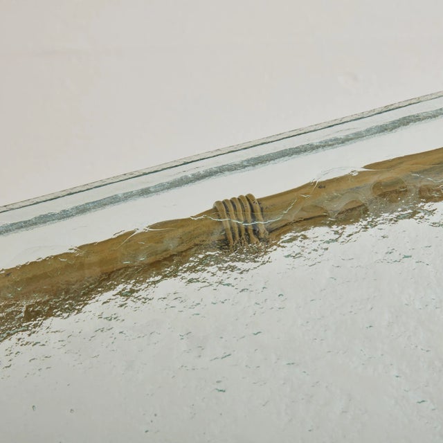 Bronze + Glass Top Rectangular Coffee Table by Lothar Klute, Germany 1970s For Sale - Image 9 of 11