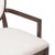 Mila Dark Brown and Beige Performance Fabric Arm Chair For Sale - Image 4 of 9