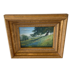 Vintage Ronnie Wells Framed Painting