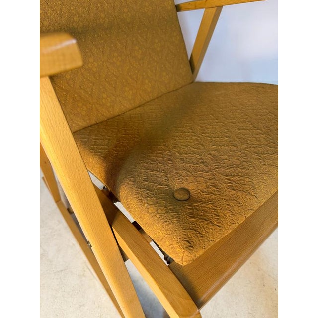 Brown Rocking Chair by Selman Selmanagić for Hellerau For Sale - Image 8 of 11