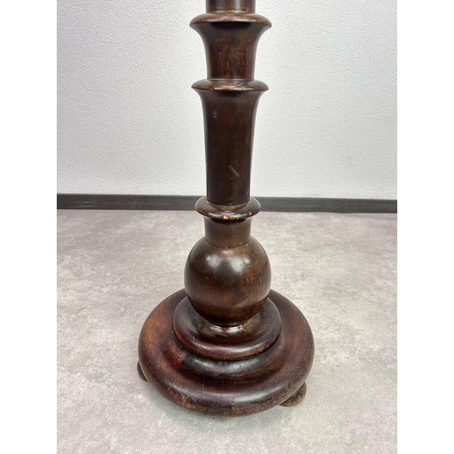 Wood Art Deco Palm Plant Stand in the style of Dagobert Peche, 1920s For Sale - Image 7 of 10