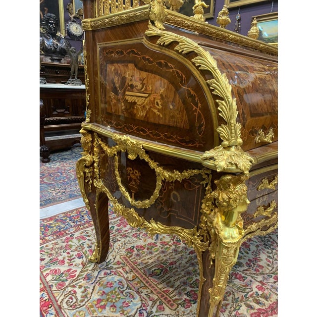 Traditional Antique Imperial Secretary, 1870 For Sale - Image 3 of 9