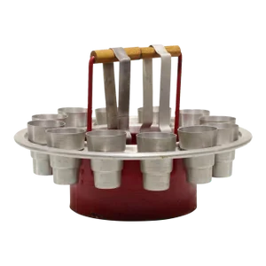 1930s Russel Wright Rare Ballyhoo Ice Bucket Set- 15 Pieces