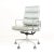 Mid-Century Modern Eames Mid Century Blue Gray Soft Pad Chair For Sale - Image 3 of 9