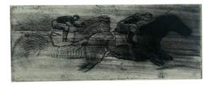 Pawel Zablocki, Sketch for New Runs, 2009, Etching & Paper