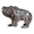 Vintage Sterling Cast of a Strolling Bear For Sale
