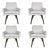 Revelation Mid-Century Modern Let’s Twist Dining Swivel Chairs Set of 4 For Sale