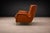 Brazilian Modern Armchair with Ottoman in Hardwood & Leather by Carlo Hauner, Brazil, 1950s - Lot 353 For Sale In New York - Image 6 of 12