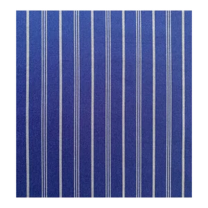 Designer Vicki Payne Free Spirit Blue Awning Cabana Pin Ticking Stripe Fabric Sample