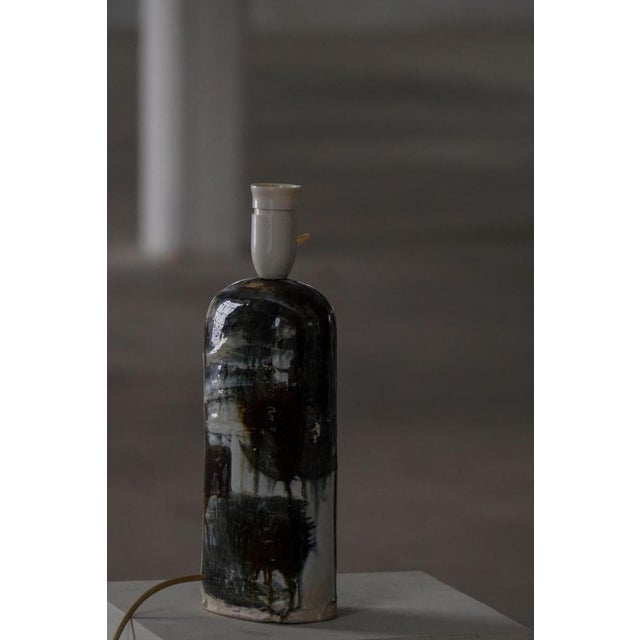 Mid-Century Danish Studio Ceramic Table Lamp from Jeppe Hagedorn-Olsen, 1960s For Sale - Image 14 of 18