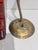A Pair of Vintage Solid Brass Crane Figurines Standing Gracefully on Round Bases With a Warm, Aged Patina. For Sale - Image 11 of 12