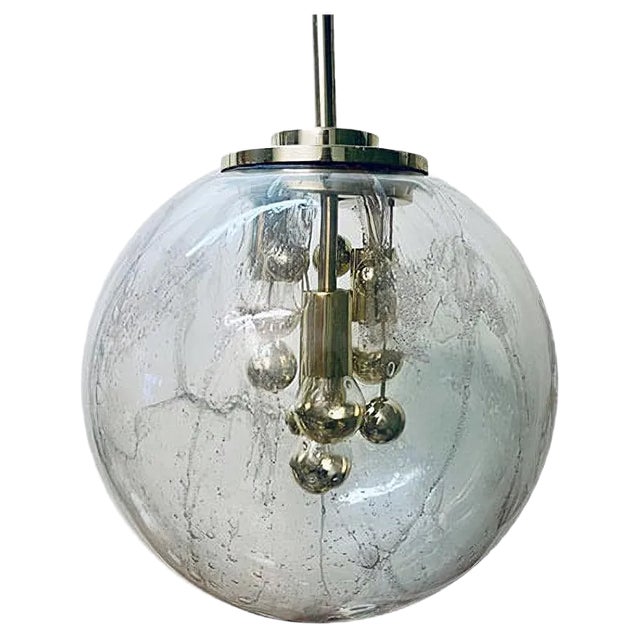 Mid-Century Modern Pendant Light Lamp by Ger Furth for Doria Leuchten For Sale