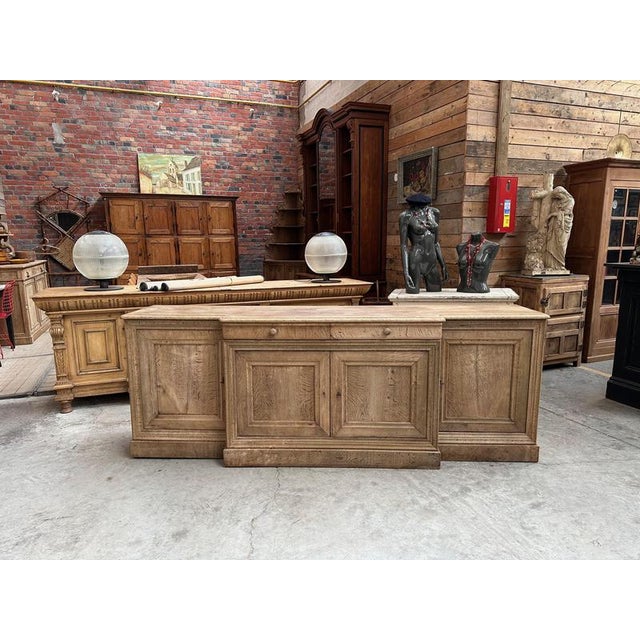 19th Century Solid Oak Sideboard For Sale - Image 4 of 14
