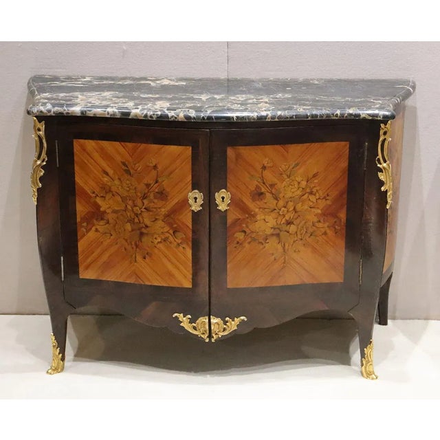 Superb Pair of Signed 18th C. Jacques Dubois Marble Top Commode For Sale - Image 15 of 16