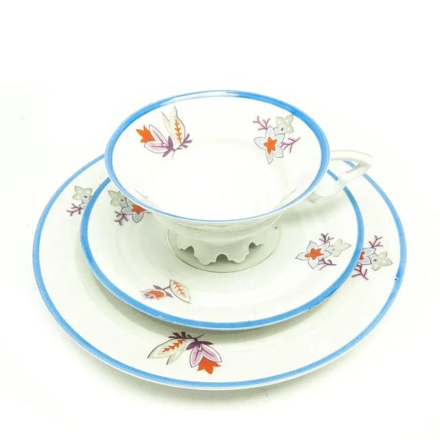 Hand-Painted Porcelain Cup from Mitterteich Bawaria, Germany, 1930s For Sale - Image 6 of 6